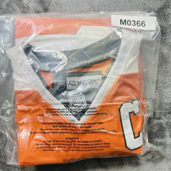 Reebok Philadelphia Flyers Jersey Mens‎ Sz.48 Orange/Black CCM Claude Giroux 28 - Picture 10 of 10